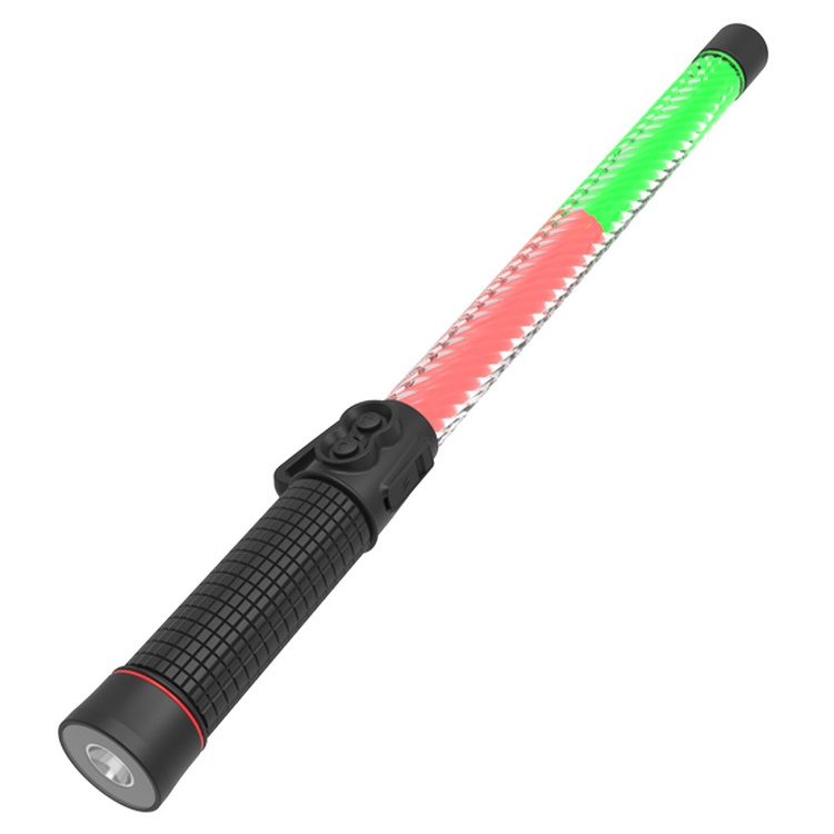 Rechargeable control traffic wand lights led safety baton for traffic command crowd evacuation