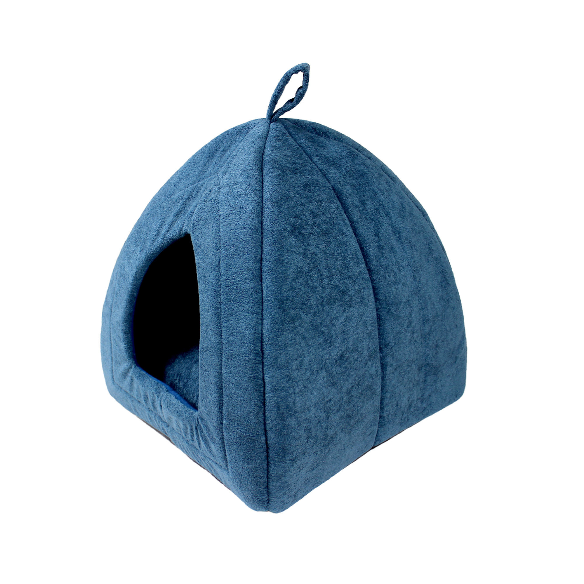 C4P Customize  plush tent soft velvet wholesale foldable  cat mat pet accessories  cat house tent indoor