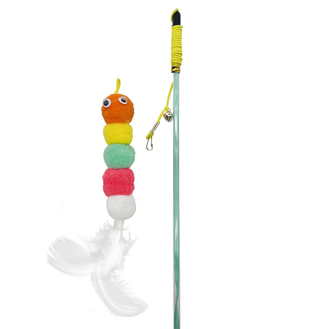 New Design Cat Rod Stick and Replaceable Toy Accessories Cat Wand Cat Toys