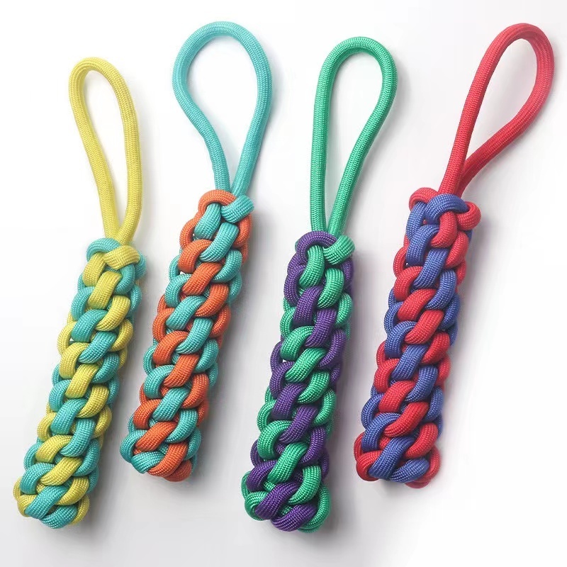 New design wholesale tug of war dog toy puppy toys  rope knot dog toy