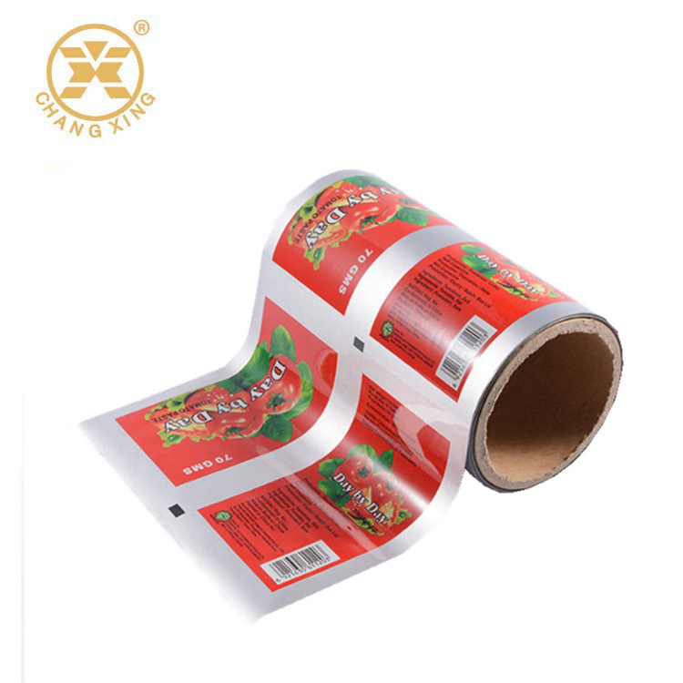 flexible packaging printed roll film for ice cream packaging plastic laminated film in roll form