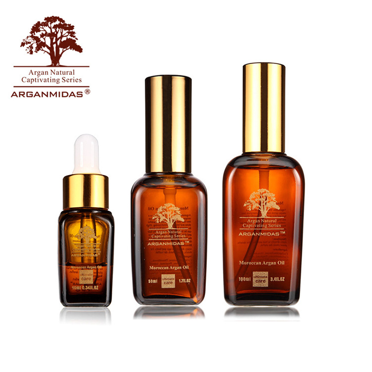 Arganmidas Leave hair shine and smooth organic argan oil rich in vitamin honey nourish hair care serum in thailand