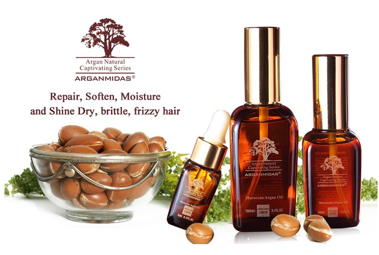 Arganmidas Argan Oil private label silky silkening vitamin hair care anti frizz repair hair oil for color treated hair