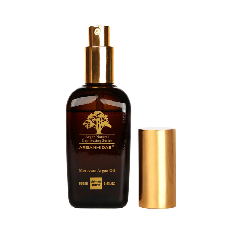 Arganmidas Leave hair shine and smooth organic argan oil rich in vitamin honey nourish hair care serum in thailand