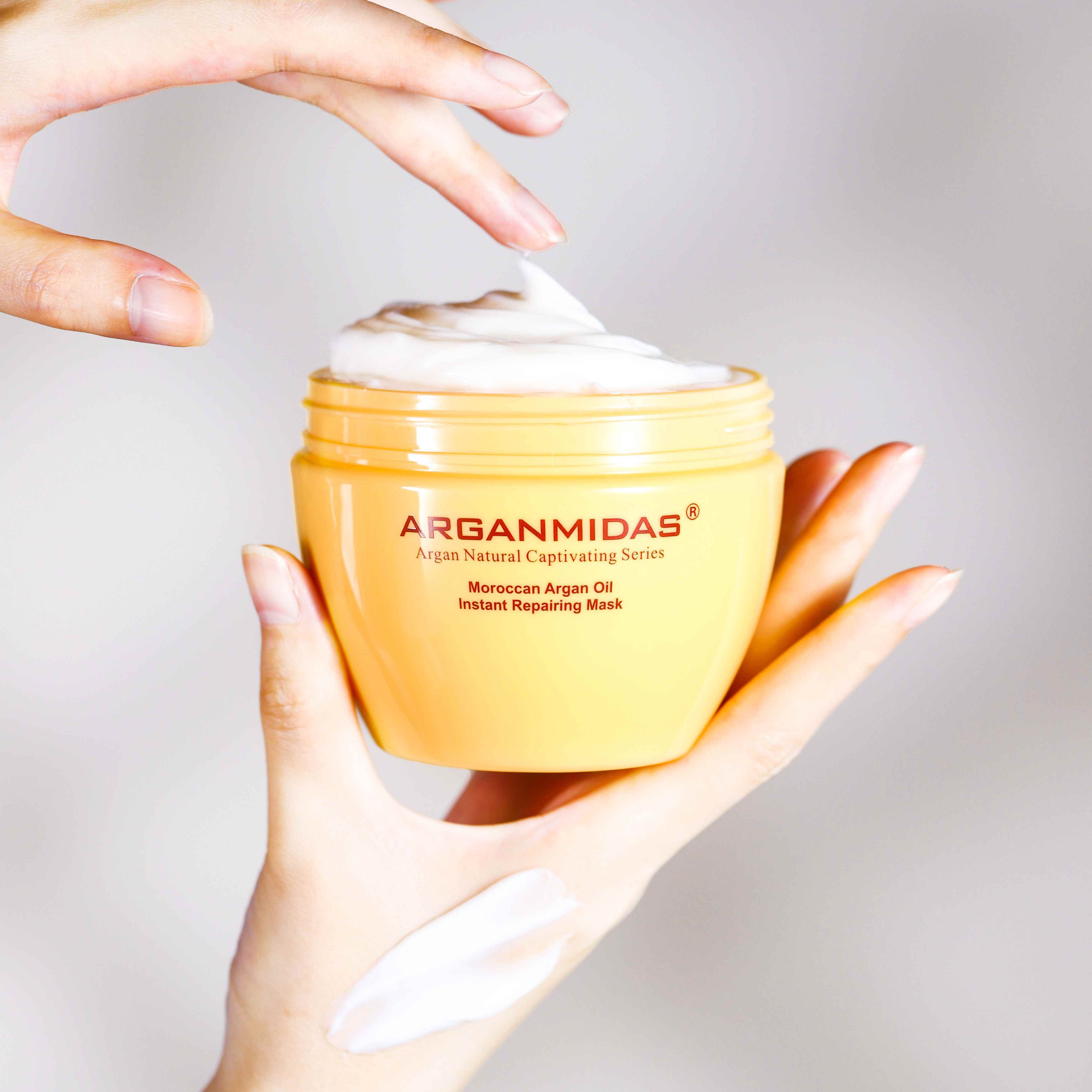 Arganmidas argan oil collagen hydrating hair mask deep conditioning dye hair repair mask 300ml