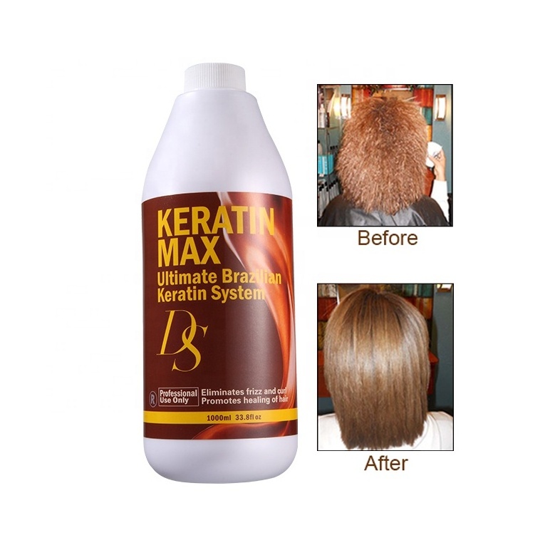 DS KERATIN MAX cream nano brazilian keratin straightening smoothing collagen hair treatment professional