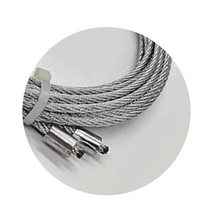 Bulk Supply High Strength Door Accessory Steel Cable Wire 102" Galvanized Steel Garage Cable With D400-8 Cable Drum