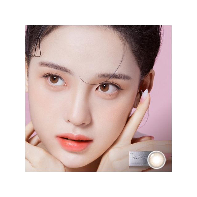 [OLOLA] Natural Color Contact lens Daily Soft Color eye Contact Lenses (Mellows Muse Brown 1 Day) korea product