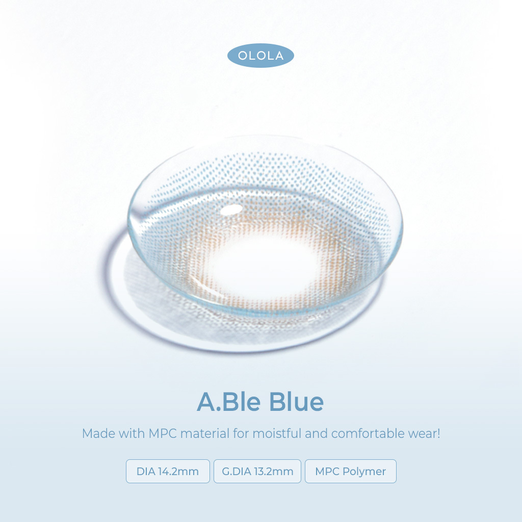 [able blue] 1 Year Colored Contact Lenses Sweety Green Color Lens Best Price and Quality Lenses Eye Contact