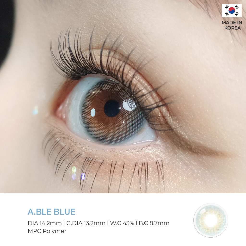 [able blue] 1 Year Colored Contact Lenses Sweety Green Color Lens Best Price and Quality Lenses Eye Contact