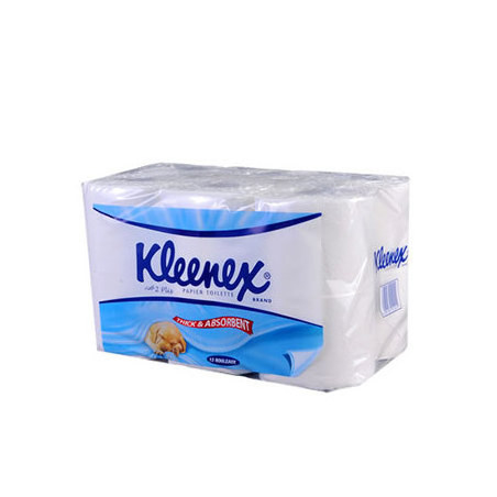 Kleenex Toilet Tissue Rolls - Ultra Soft (3 ply) + Moist Toilet Tissue