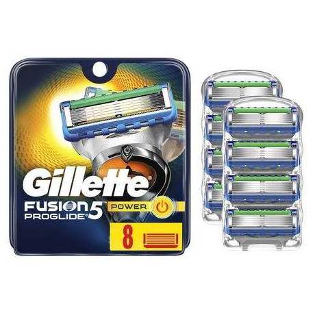 Gillette Mens Razor Blade Refills 10 Fusion5 Cartridges 2 ProGlide Cartridges Lubrastrip for a More Comfortable Shave