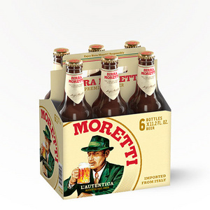 Made In Italy Birra Moretti Beer In Bottle 66 Cl - Premium Italian Lager Beer - 24 x 330 ml - 4.6 % ABV