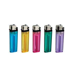 Customized smaller size transparent plastic cigarettes lighter ,factory best selling in cheap price