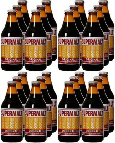 Malta Non Alcoholic Malt Beverage 12 oz Bottles-Super malt-Malta Guiness-Non-ALcoholic Energy Drink 12Pack or 24Pack