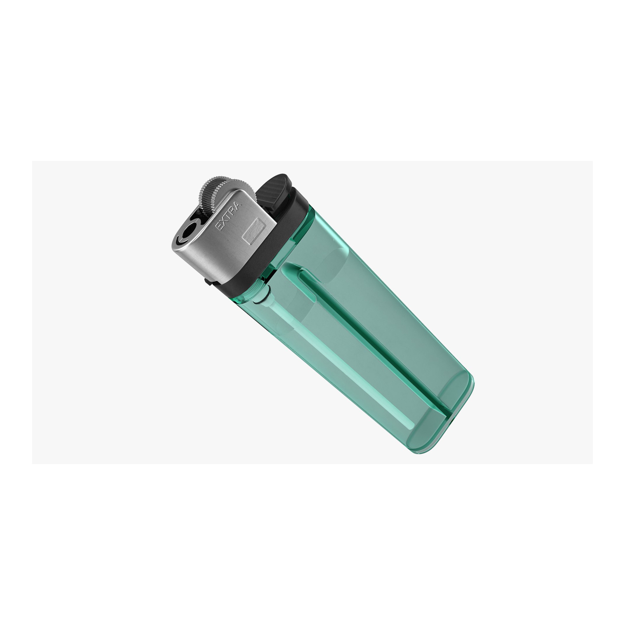 Customized smaller size transparent plastic cigarettes lighter ,factory best selling in cheap price