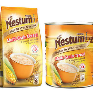 Nestum All Family 3-in-1 Instant Cereal Milk Drink and 1-Pack Nestle Cereal Snack Bundle Milo or Koko Krunch or Honey Star 30 G