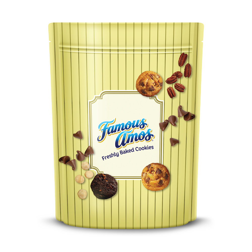 Famous Amos Chocolate Chip & Pecans Bite Size Cookies 12.4oz -351g