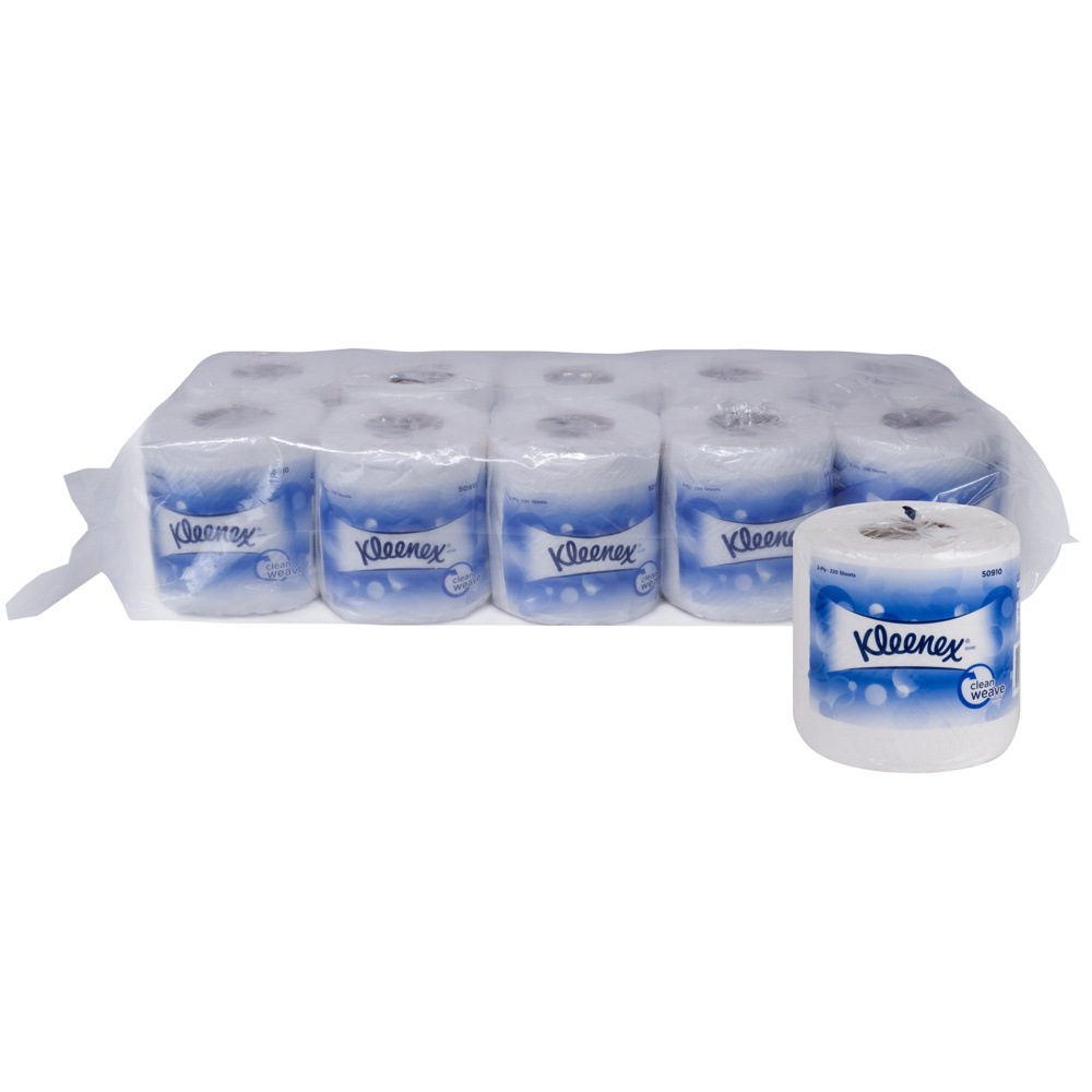 Kleenex Toilet Tissue Rolls - Ultra Soft (3 ply) + Moist Toilet Tissue