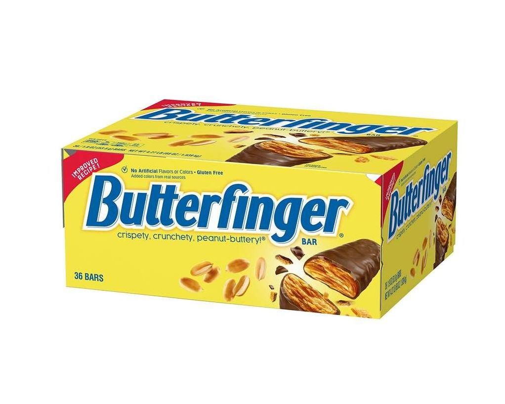 Butterfinger Full Size Chocolate Bars - 6ct (American Product)-Nestle Butterfinger  Single Candy Bars 1.9 Ounce (pack Of 36)