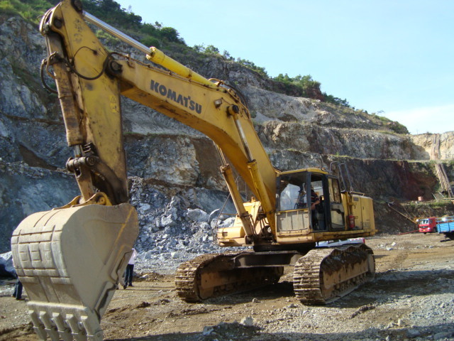 Construction Equipment Used Komatsu PC600-6 Crawler Excavators In High Condition