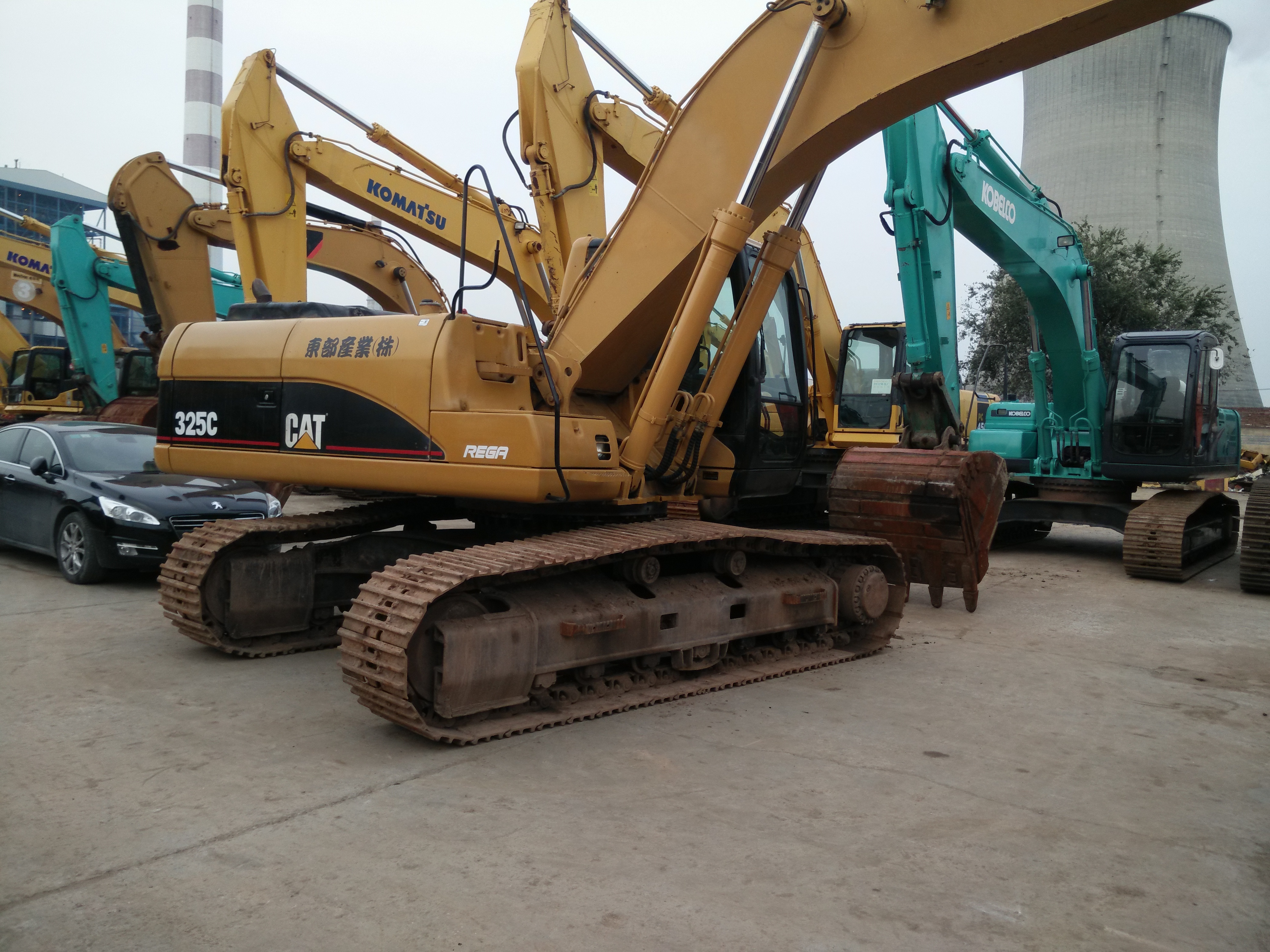 Original Machinery Used Cat 325C 325B 320 Crawler Excavators 27.4 Ton