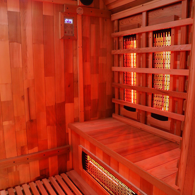 Luxury dry sauna room wooden far infrared and wet steam sauna used sauna for sale