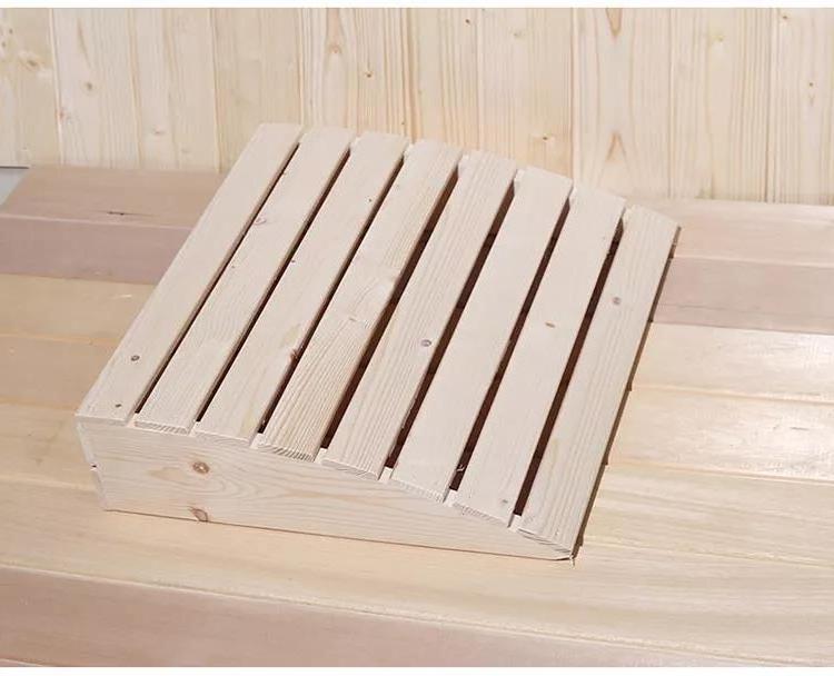 Dry Sauna Accessories wooden pillow luxury sauna