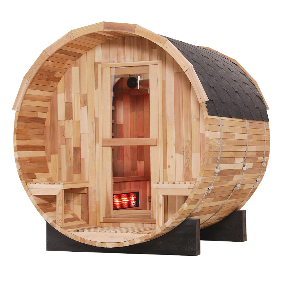 Luxury dry sauna room wooden far infrared and wet steam sauna used sauna for sale