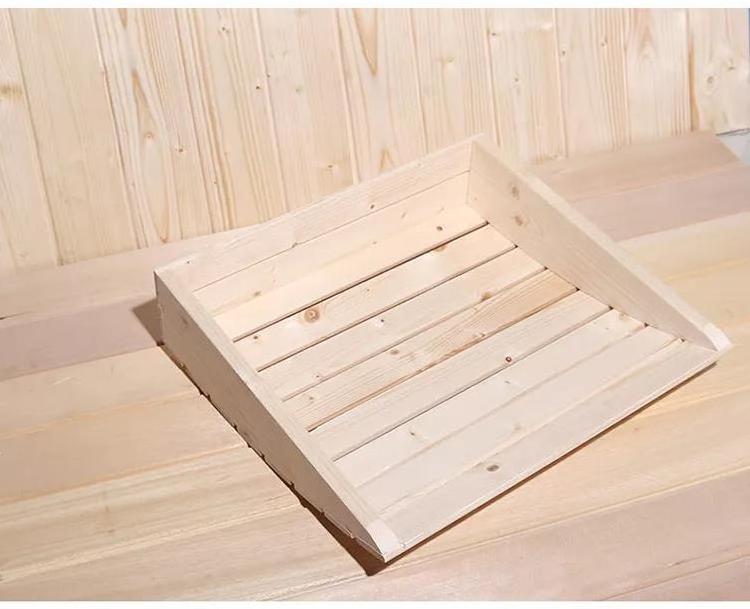 Dry Sauna Accessories wooden pillow luxury sauna