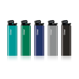 Cricket Original, Black & White Disposable Lighters, 5 Pack