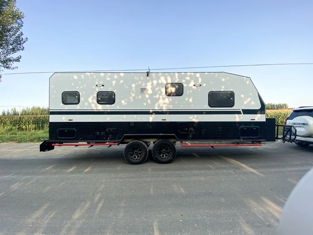 Luxury Off Road Camper Trailer Rv Motor home Camping Caravan Travel Trailer with Bathroom And Kitchen