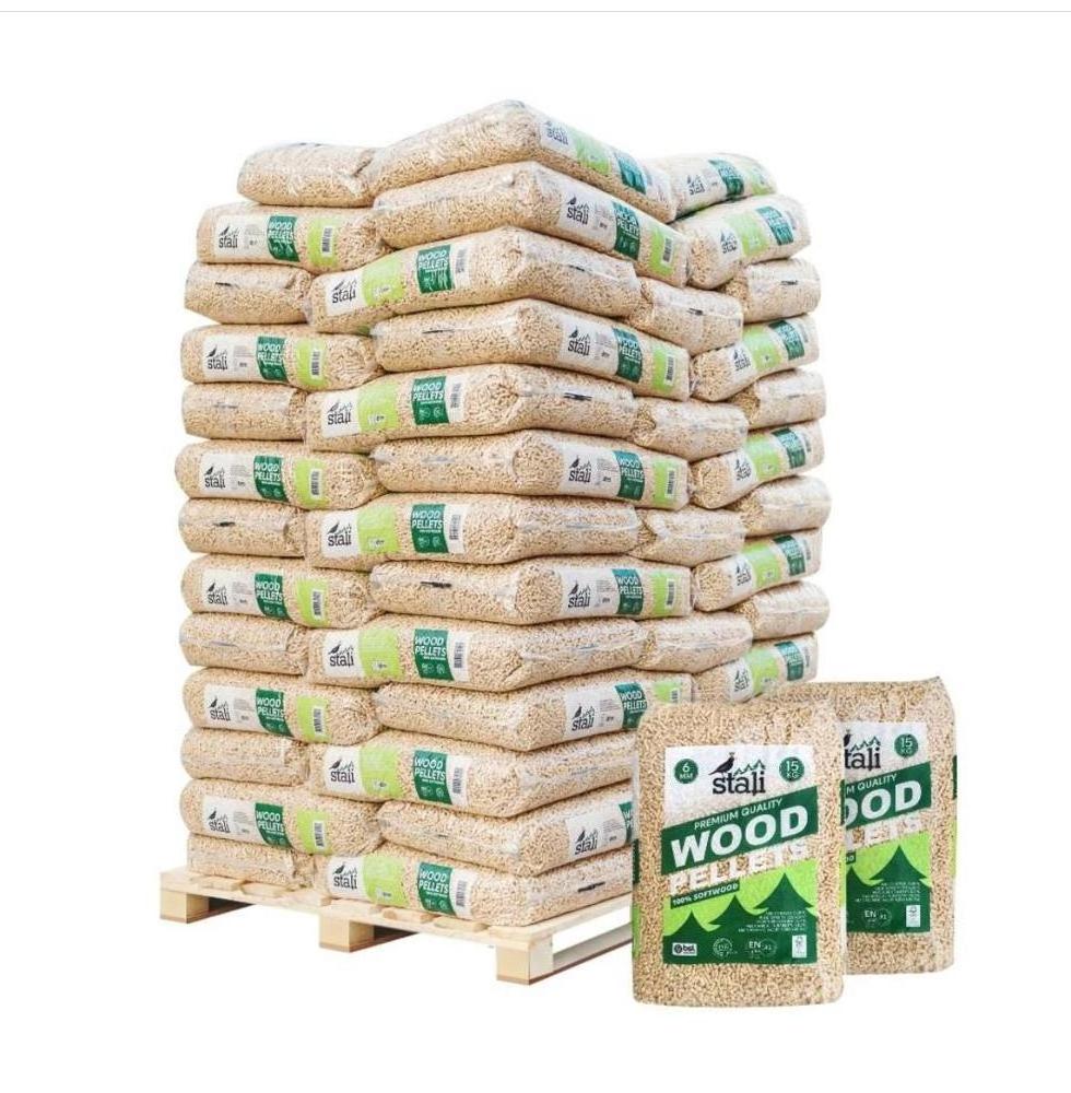 Premium White Pine Wood Pellets EN+A1 6mm Spruce Wood Pellets