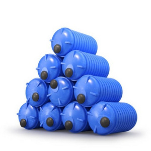 2024 Hot Sales High Quality Plastic Barrel Drum 200 Liter HDPE Open Top Blue Used Plastic Drum