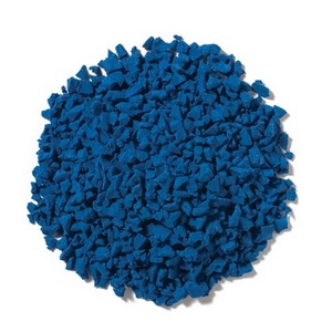 Black rubber granules synthetic infilling artificial grass for football court