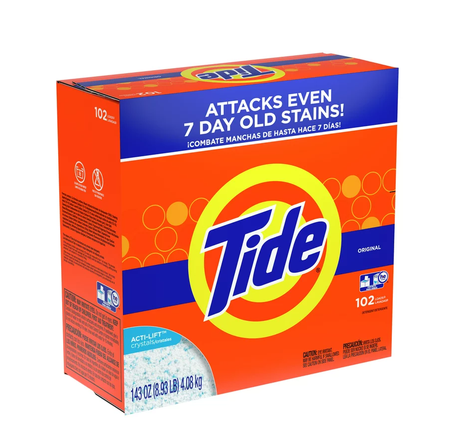 Tide Powder Laundry Detergent, Original, 133 loads, 4.7 kg