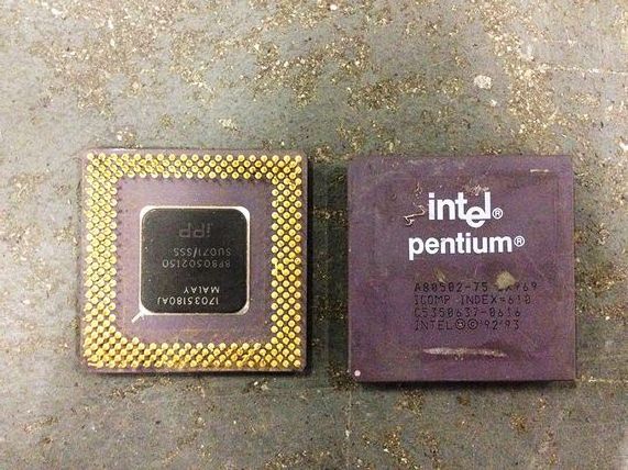 Wholesale CPU Processor Scrap cpu pins Ceramic CPU Processor Pentium Pro Scrap With Gold