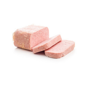 Custom order square shape canned halal beef luncheon meat no artificial colors handmade high quality