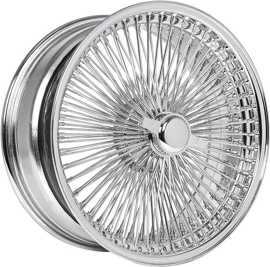 Wire Wheels 72 100 150 204 Spoke Chrome Wire Wheel Rims 13x7 14x7 Gold Aluminum Alloy Luxury Vintage 4 Pieces Multi Spoke