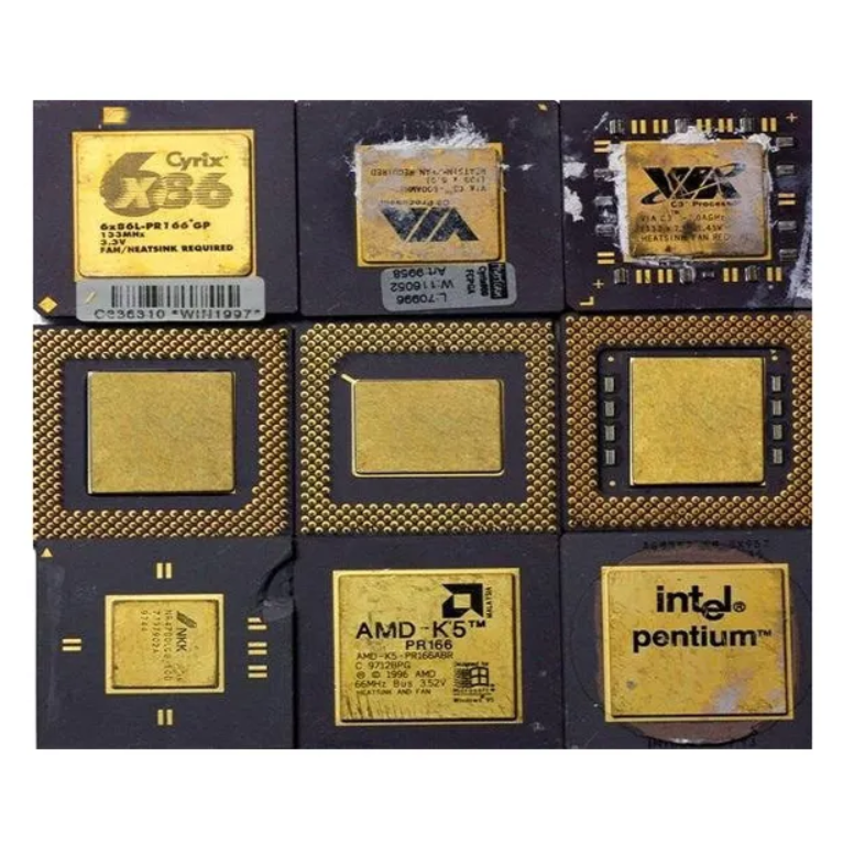 CHEAP GOLD RECOVERY CPU CERAMIC PROCESSOR SCRAPS/Ceramic CPU scrap/ COMPUTERS PENTIUM PRO SCRAP