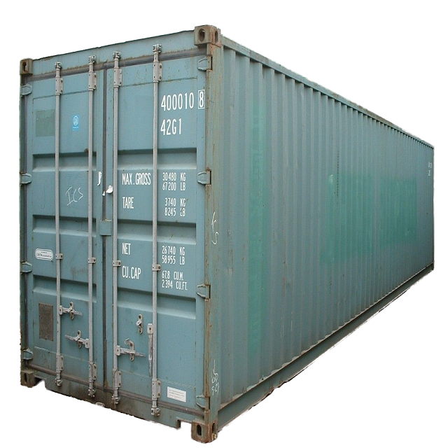 Cargo Worthy Used 40ft HC 40 ft Shipping Containers High Cube Second Hand for Sale 40 feet