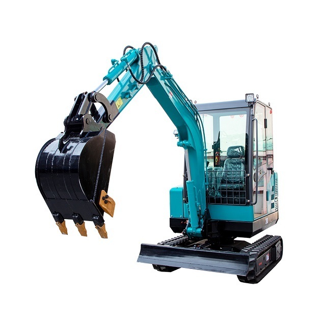 3.8ton factory price high quality with kubota engine mini crawler excavator with side boom and A/C hot sale 2023