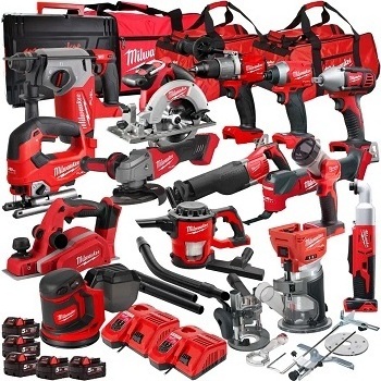 Legal Offer_ Milwaukees 2695-15 M18 18V Cordless Lithium-Ion Combo Tools