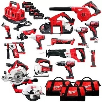 Legal Offer_ Milwaukees 2695-15 M18 18V Cordless Lithium-Ion Combo Tools