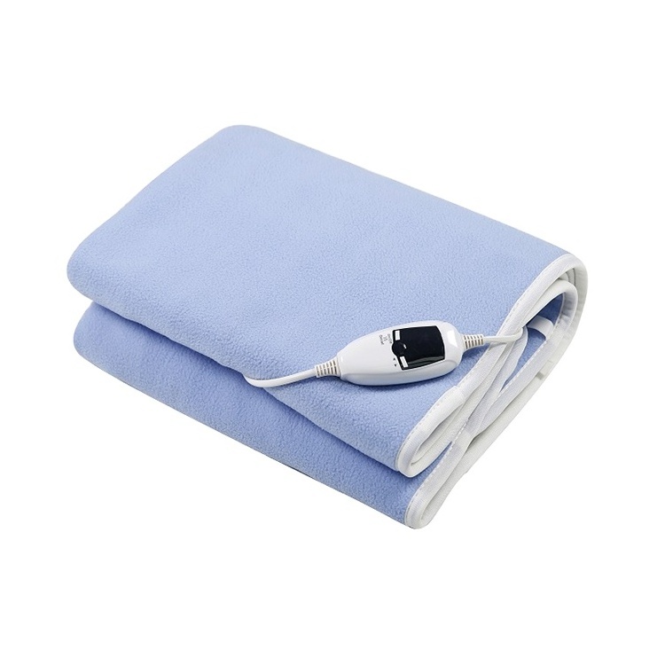 Blanket Electric Over Blanket Soft Coral Fleece Three Levels Temperature Zipper Design No Battery for Home