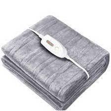 Blanket Electric Over Blanket Soft Coral Fleece Three Levels Temperature Zipper Design No Battery for Home