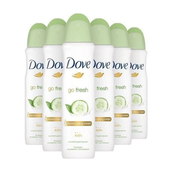 DOVE SPRAY ANTIPERSPIRANT DEODORANT 150ML