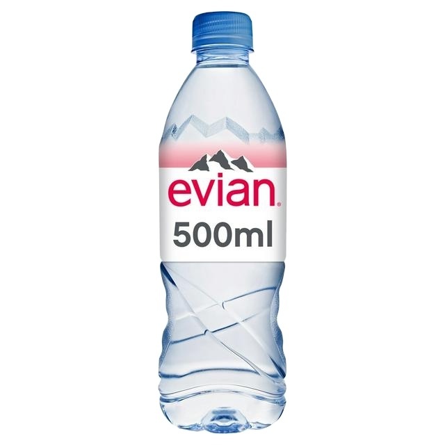 Evian Natural Spring Water Pure Refreshment: Evian Natural Spring Water (1.5L / 12pk)  Wholesale Bottled Water