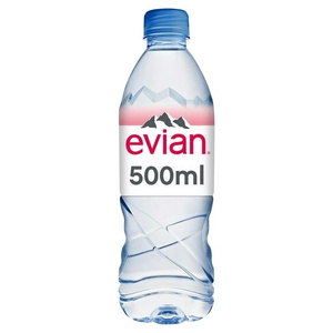 Evian Natural Spring Water Pure Refreshment: Evian Natural Spring Water (1.5L / 12pk)  Wholesale Bottled Water