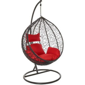 Modern Wicker Patio Hammock Outdoor Plastic Rattan Garden Egg Hanging Swing Chair for Bedroom Park Hotel Kitchen School Hall